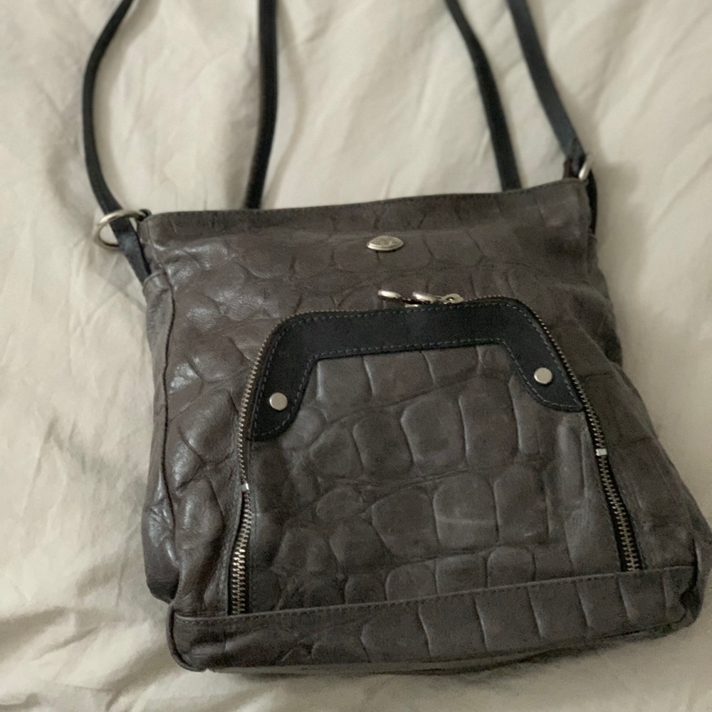 The Trend , leather shoulder @back pack made in Italy good condition